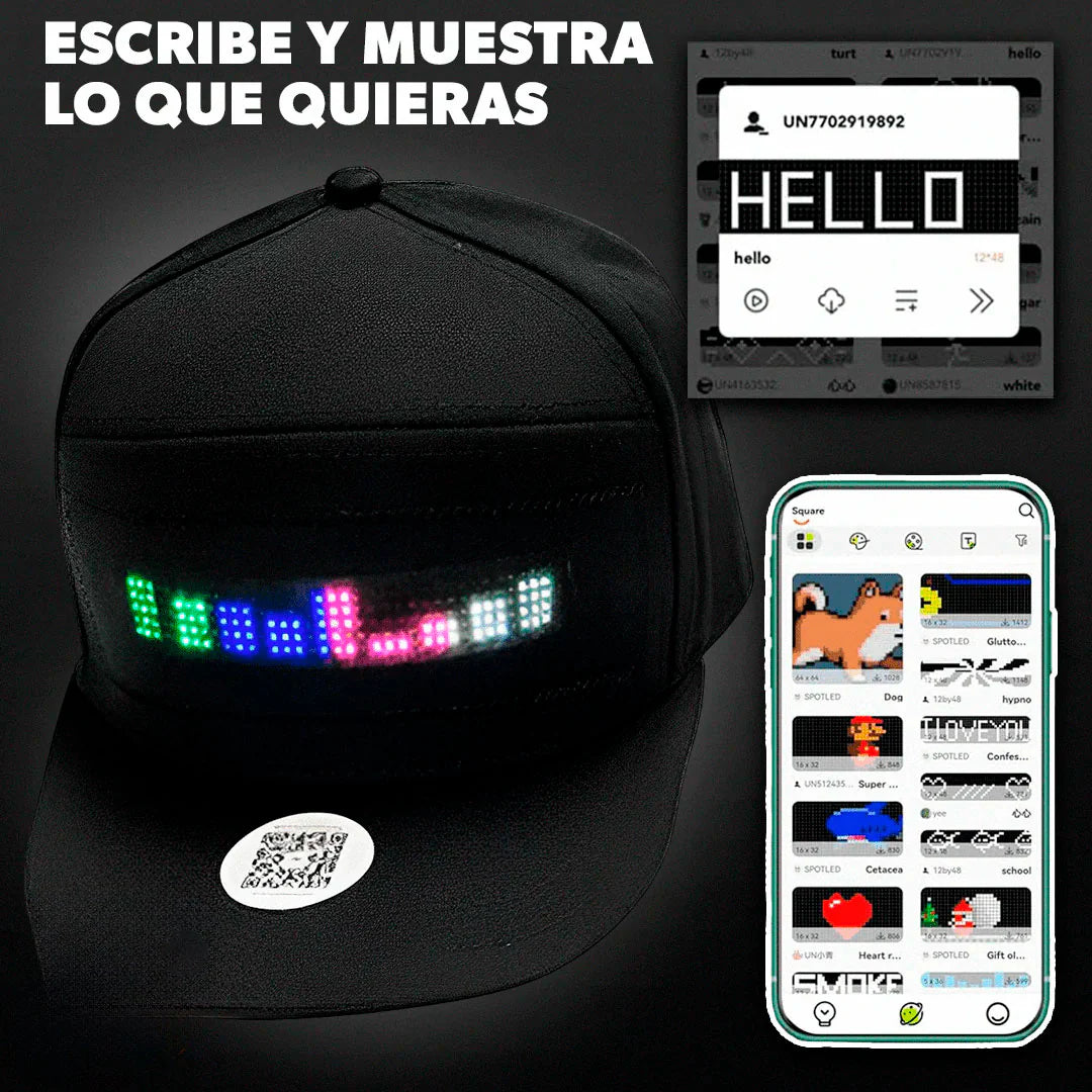 Gorra Smart LED - Tecnologia, Estilo y Diversión